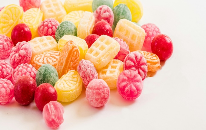 Fruchtige Bonbons