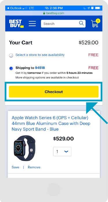 Best Buy - Stores Page - Step 2.0 - Mobile