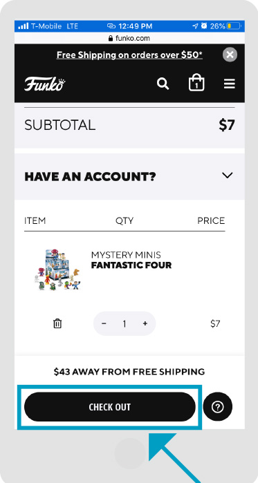 Funko Add to Cart