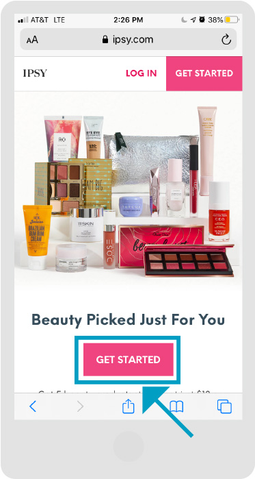 IPSY - Stores Page - Step 1 - Mobile