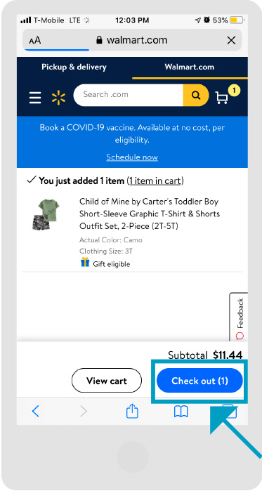 Walmart Add to Cart