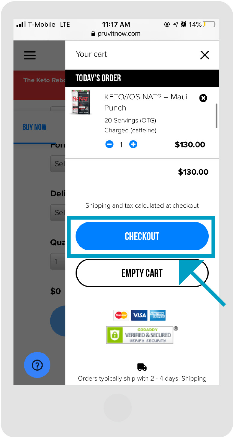 Pruvit - Stores Page - Step 2.0 - Mobile