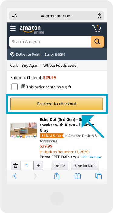 Amazon Screenshot 1